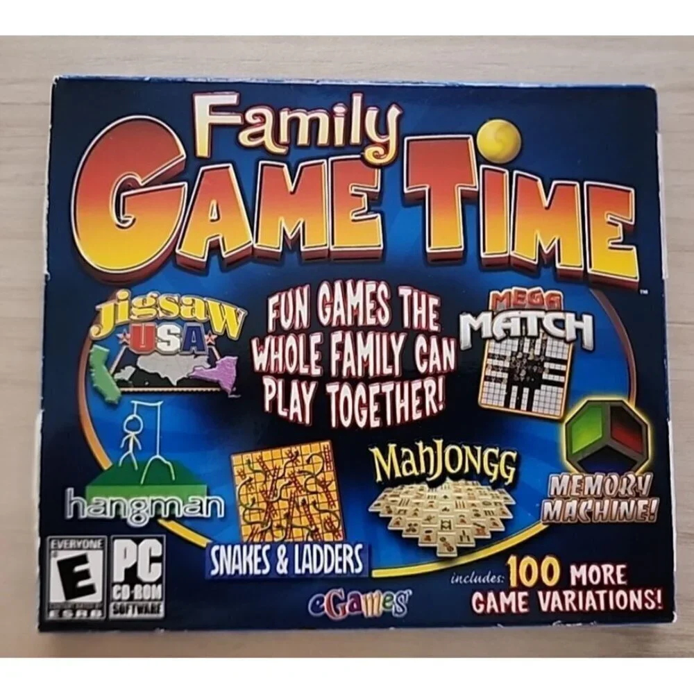 Family Game Time (PC, 2008) 100 More Games